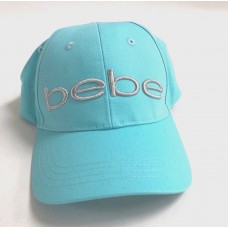 NWT Mujer&apos;s Bebe Hat Cap Aqua Silver Stitched Logo  eb-52070719